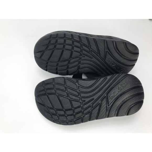 Hoka One Ora Recover Flip Flop Thong Comfort Sandal Black 6 Women - Picture 5 of 6